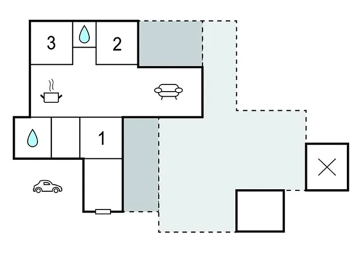 בית נופש 3 Bedroom Cozy In